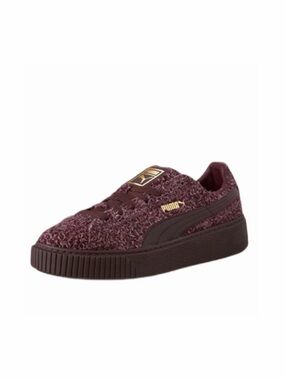 PUMA Suede Platform Elemental Training Women's Shoes Size 6 Maroon Y2K